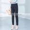 2017 spring summer new black Haren pants waist trousers female loose nine cigarette pants custom