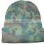 camo pattern winter knitted beanie hat