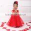 2017 Hottest Red Flower Girl Wedding Headdress