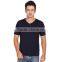 OEM service custom V-neck bamboo t-shirts wholesale china