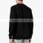 Man PU Leather Cotton Blend Embriodered Pullover Men Bulk Blouse Top
