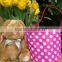 Wholesale Monogrammed Easter Bucket Easter Basket Easter Burlap Bunny Basket Picnic Basket 2016 Spring Easter Bag