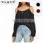 Fashionable Design Ladies Casual Off The Shoulder Top