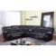modern leather L shape reclining sofa