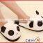 lovely animal panda shaped plush indoor slippers