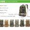 Ecoparty waterproof 50 L backpack multi-function super large capacity travel military backpacks bag