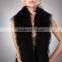 SJ186-01 Sheep Leather Fur Product Animal Fur Scarf for Lady