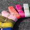 stock colored 5/8'' shiny fold over elastic band