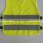 Security roadway safety clothing high quality EU standard Logo design eco-friendly breathable fabric hi-vi kid vests fluo yellow