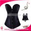 sexy underbust and satin corset waist training rubber corset on sale