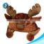 New hot selling plush cap with earflap girls hat cut animal hats cute pink penguin plush hat