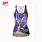 High Quality Wholesale Sublimation Printed Custom Running singlet