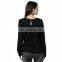 Black Super Classy Partywear Full Sleeve Top for girls