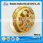 new decoratiive gifts gold compact mirror with jeweled
