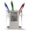 Digital Clock Thermometer Screen Desk Hold Glass Bottle Pen Container Calendar