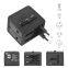 Dual USB Universal Travel Adapter With USA/Australia/Europe/UK Worldwide Plugs Universal Travel Adapter