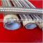 OEM super durable chemical resistant 3/4 inch ss304 braided translucent teflon tubing PTFE hose