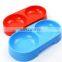 Non-slip Pets Feeder Portable Double Water Bowls Neck Protection Practical Dog Cat Dog Bowl