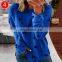 6colors Women O-neck long sleeve Star Print Casual Crew Neck Top Casual Crew Neck Long Sleeve Sweaters