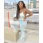 Bodycon Sexy Tie Dye jumpsuit Women Summer Suspenders Long pant Playsuits Fashion Female Casual Outfits