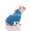 New designer style cotton four-legged fit warm pet dog pajamas winter