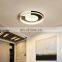 Black and white simple LED ceiling lighting