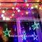 220/110V 138 Bulbs 2m Width Large Star Curtain Fancy String Light Wedding Decor