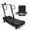 self-powered non-motorized curved manual running machine semi commercial treadmill for home use