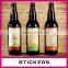 new arrive New Design 3M Custom Logo Printing Wine Adhesive Bottle Lable