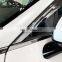 Chrome door visor side window deflector shade sun rain shield silver strips guard for hyundai sonata 10th
