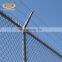 Hot dipped galvanized barbed wire chain link fence
