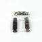 Custom string silver metal rope 2 holes cord stopper