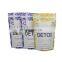 Plastic zip lock printed Packaging bag with own logo for Packaging coffee Bag stand up pouch tea bags