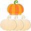 Unfinished Halloween wooden cutouts pumpkin bat wood slices ornaments for festival decoration DIY crafts making