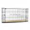 Cheap Large Capacity Wood and Metal Wire Corner Storage Wall Shelf Bracket