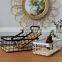 Latest Multi Functional Customized Home Goods Small Rectangular Iron Metal Wire Basket
