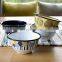certificated solid color enamel metal steel ice camping bowl set with handle