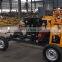 Four wheels portable water well drilling machine for 100m