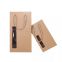 kraft paper handmade foldable gift boxes with window