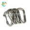 80*8mm D type Safety Carabiner, 24KN snap hook spring hook plated Black Coated, wire gate hook