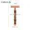 100 Biodegradable Bamboo Green Reusable Logo Rose Gold Shaving Safety Barber Razor