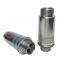 Aluminum alloy pressure relief valve for side channel blower
