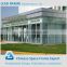 Large span steel space frame structure glass curtain wall