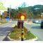 Factory outlet yellow solar powered flashing warning light