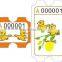 Amusement arcade game machine ticket single roll ticket redemption ticket