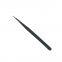Anti static black thin blunt head curved mouth household medical home repair nail pick 11# Tweezers