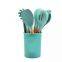 Wholesale 12 Pieces silicone kitchen utensil set Stainless Steel Kitchenware