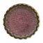 Wholesale Luxury Purple Colored Glass Charger Plate For Wedding Decoration Tableware