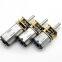 6V 12V GB12-N20 DC Motor with Gearbox 12mm Diameter D Shaft