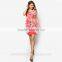Women casual fashion comfortable dress design with digital printing D316